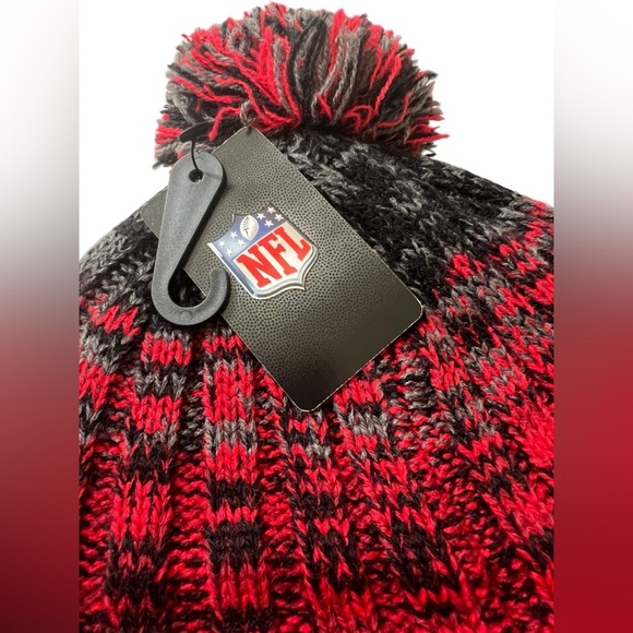 NWT 47’ Brand Unisex Kansas City Chiefs Cascade Cuff Knit Hat in Red - Picture 4 of 6
